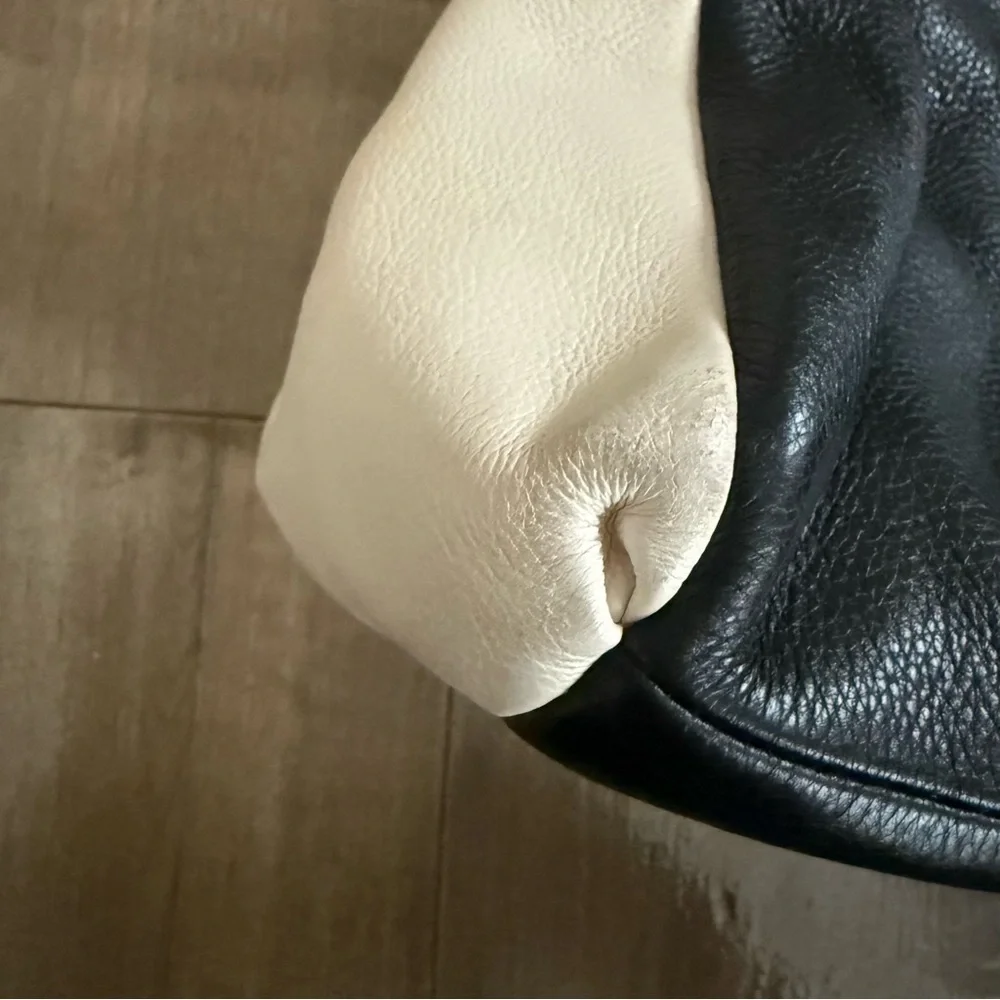 Coach Madison Pheobe Shoulder Bag Purse Pebbled Leather Two Tone Animal Print - Picture 4 of 16